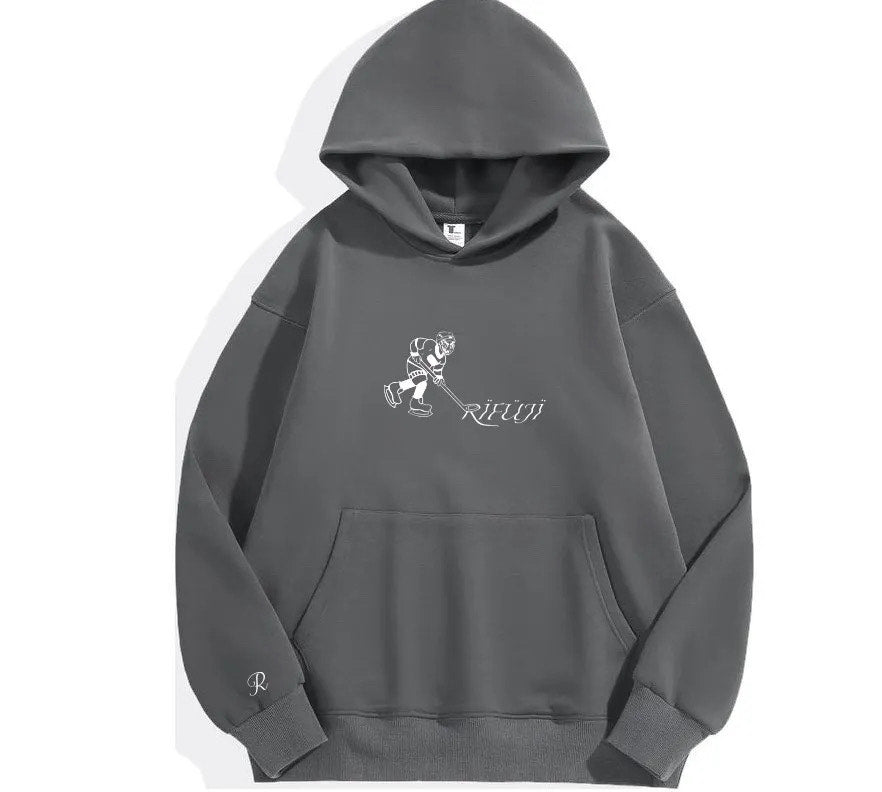 Hoodie Hockey - Gris