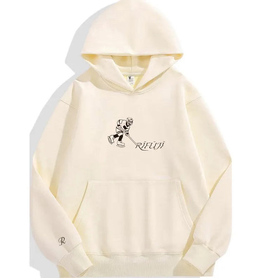 Hoodie Hockey - Crème