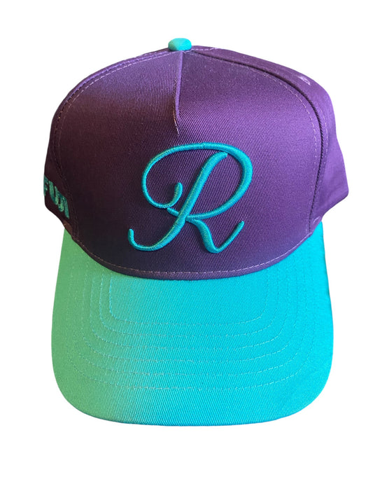 Casquette - Mauve et Bleu